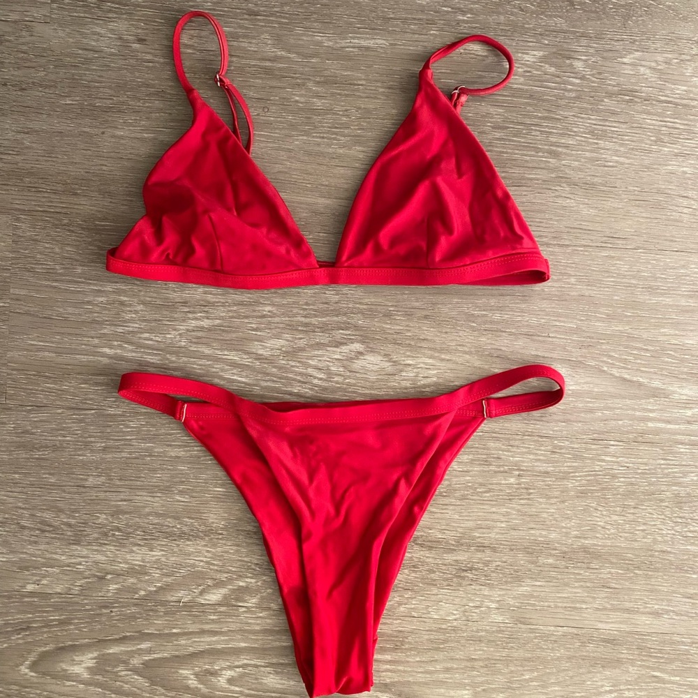 Red Bikini Set